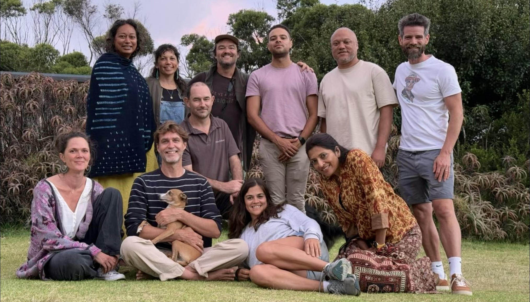 The eARTh Agency Council of Advisors, gathered together outdoors